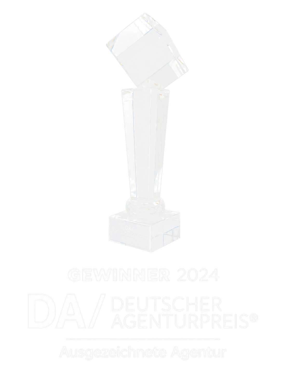 Deutscher Agenturpreis 2024 Gewinner-Siegel für Sichtbar Jetzt Marketing