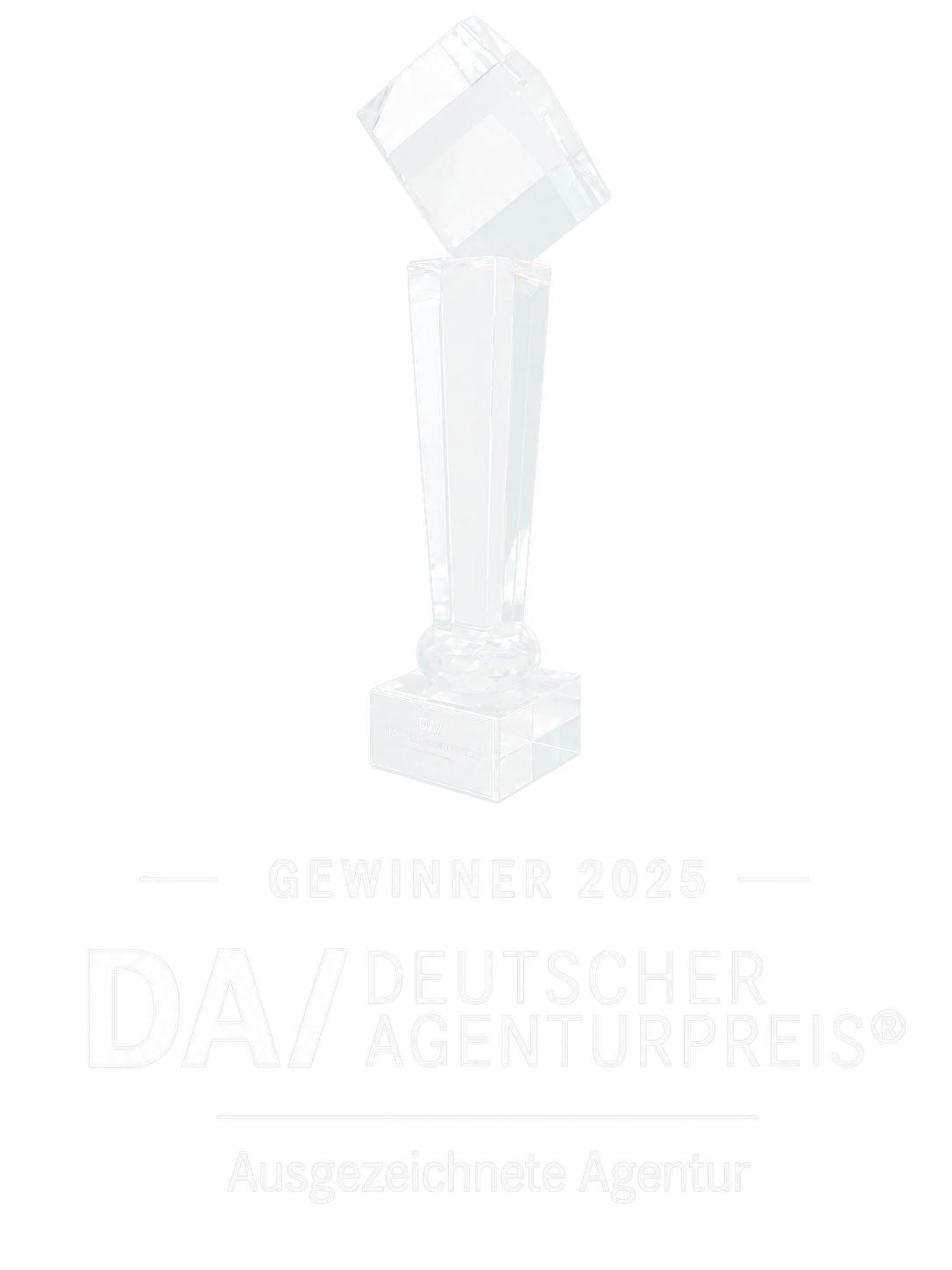 Deutscher Agenturpreis 2025 Gewinner-Siegel für Sichtbar Jetzt Marketing